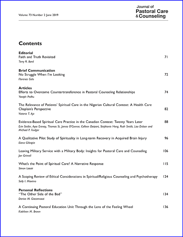 Pastoral Care Charting